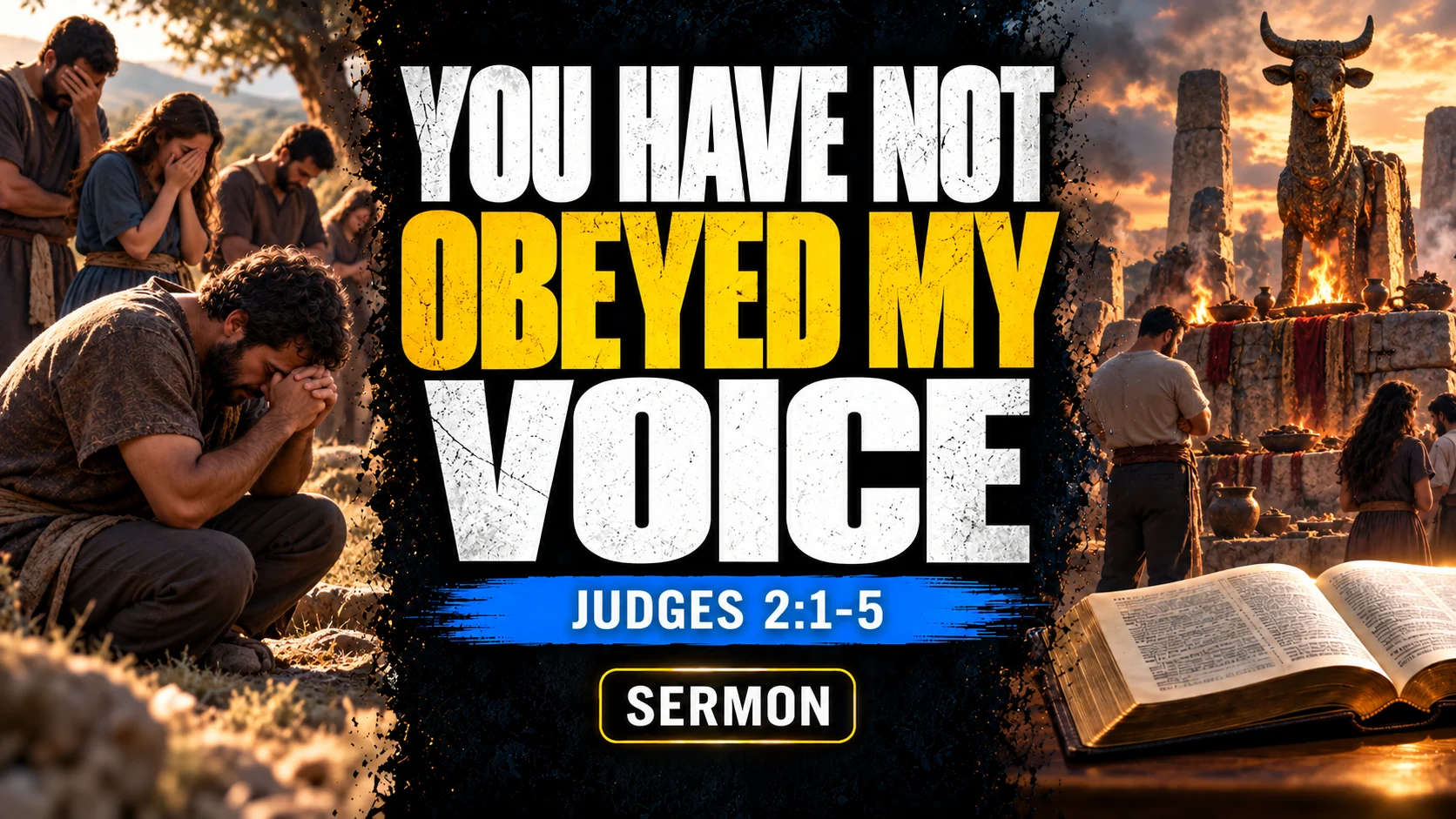 Sermon artwork for You Have Not Obeyed My Voice, Judges 2:1-5