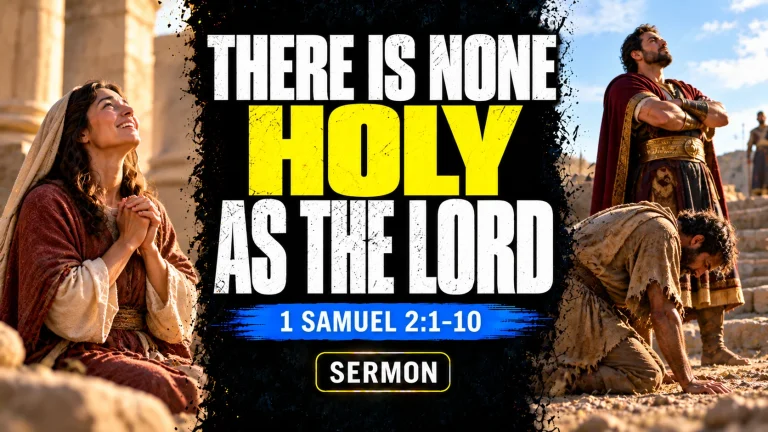 Sermon artwork for There Is None Holy as the LORD, 1 Samuel 2:1-10