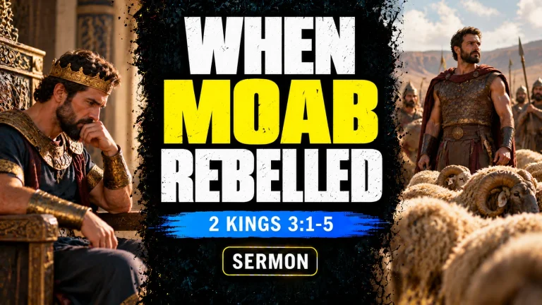 Sermon artwork for When Moab Rebelled, 2 Kings 3:1-5