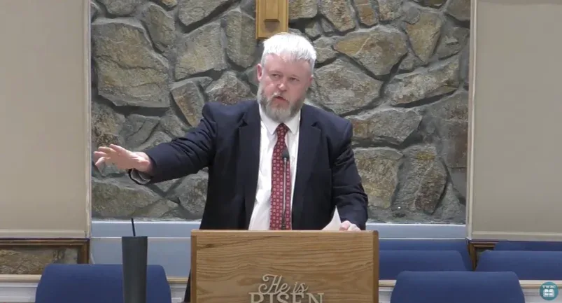 Joshua Tapp Preaching At The Church Where He Was Ordained